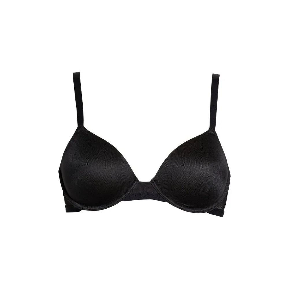 🆕 NATORI Frame Contour Underwire T-Shirt Bra 34DD Black #721310